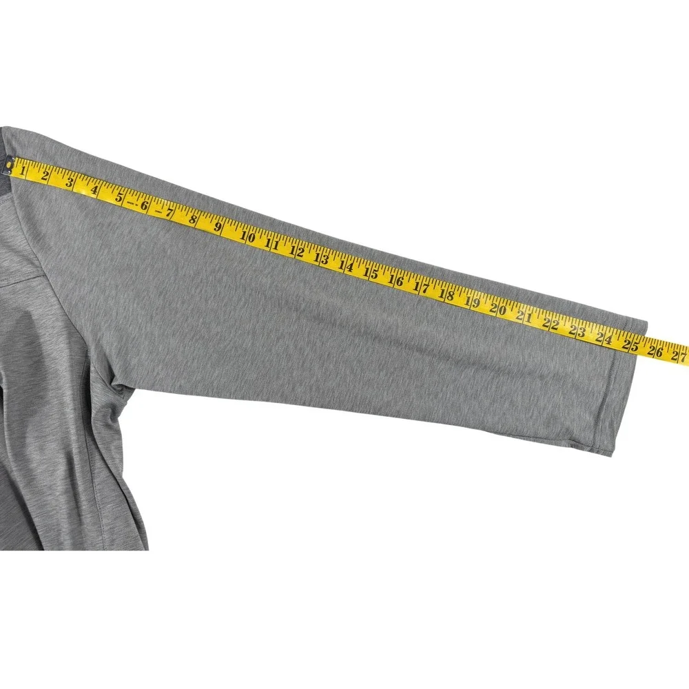 Vineyard‎ Vines XL Mens Performance Quarter Zip Pullover Gray Long Sleeve